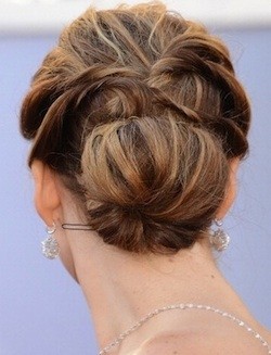 Jennifer Lawrence Chignon Back Photo: Getty Images