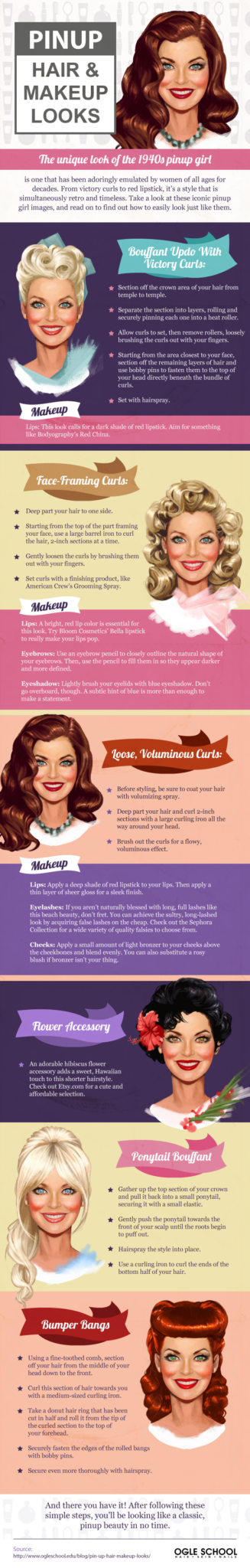 pin-up-hair-makeup-looks