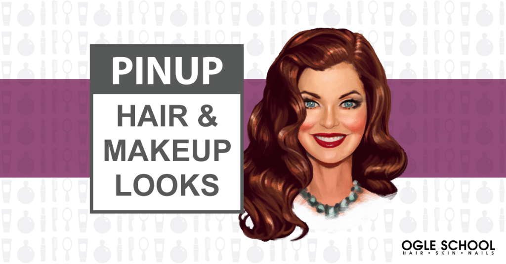 pin up hair and make up looks