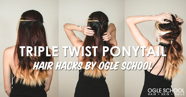 Triple Twist Ponytail Tutorial - Hair Hacks by Ogle School