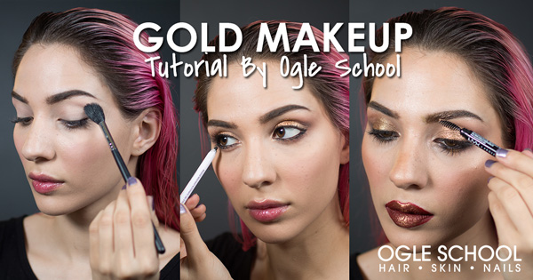 Gold Full-Face Makeup Tutorial