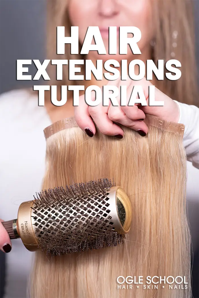 tutorial brushing hair extensions