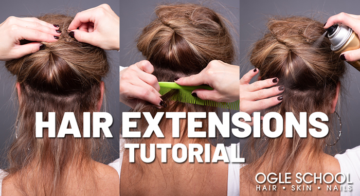 tutorial hair extensions placement