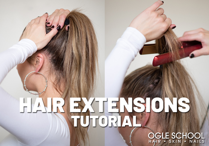 stylizing ponytail hair extensions tutorial