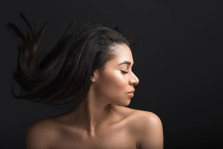 wrap hair with silk or satin scarf