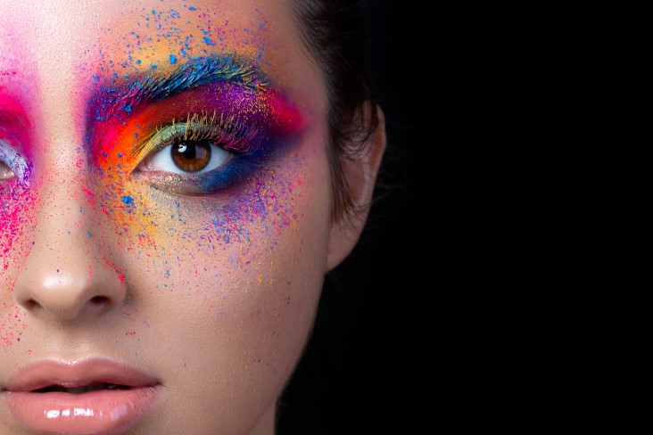 spicing up makeup with color