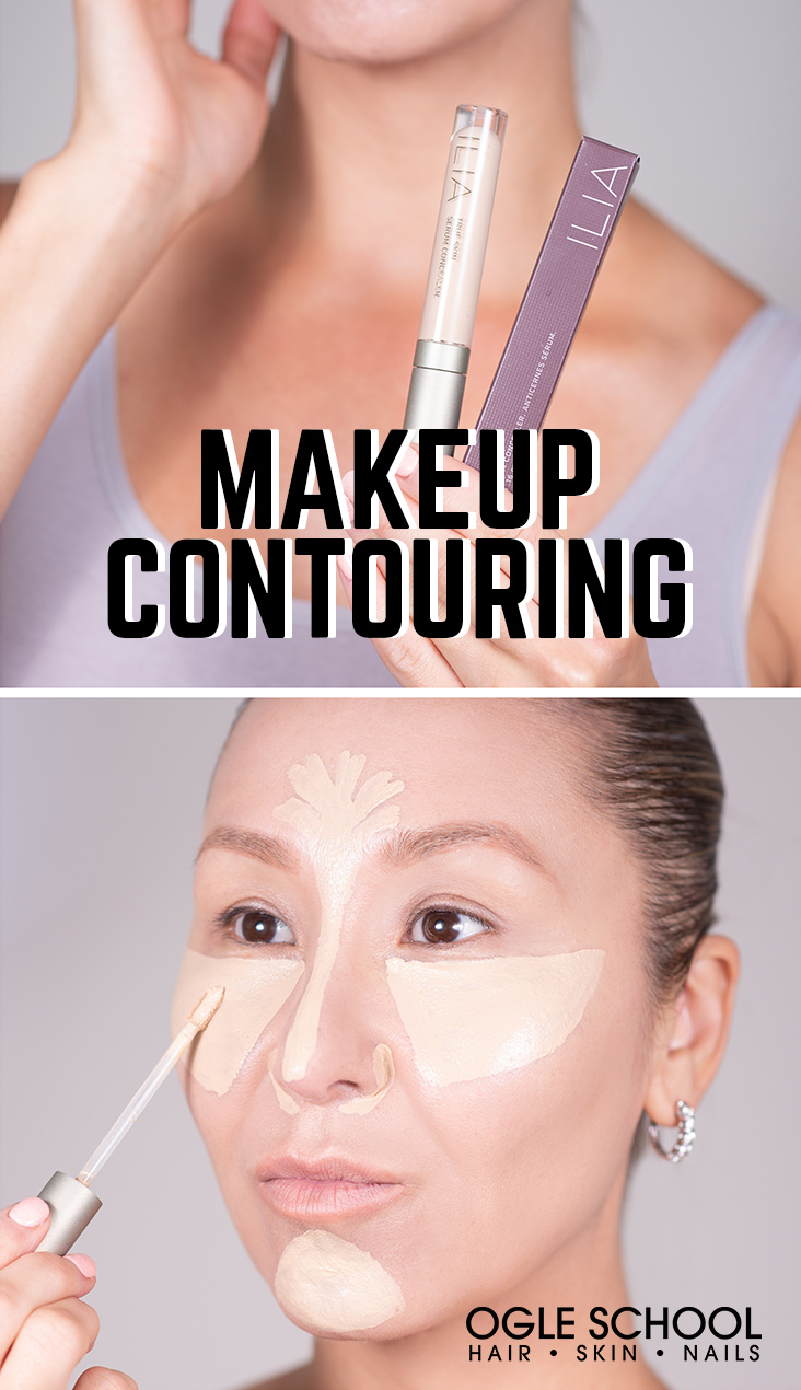makeup contouring apply foundation