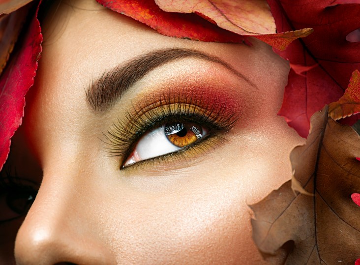 creating an autumn makeup palette