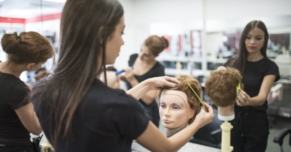 attending beauty school after graduation