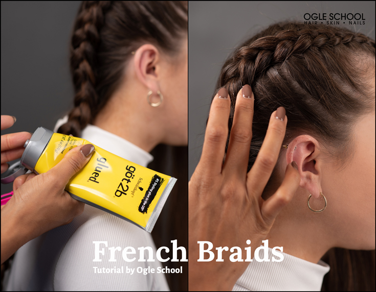 Style the braid with product