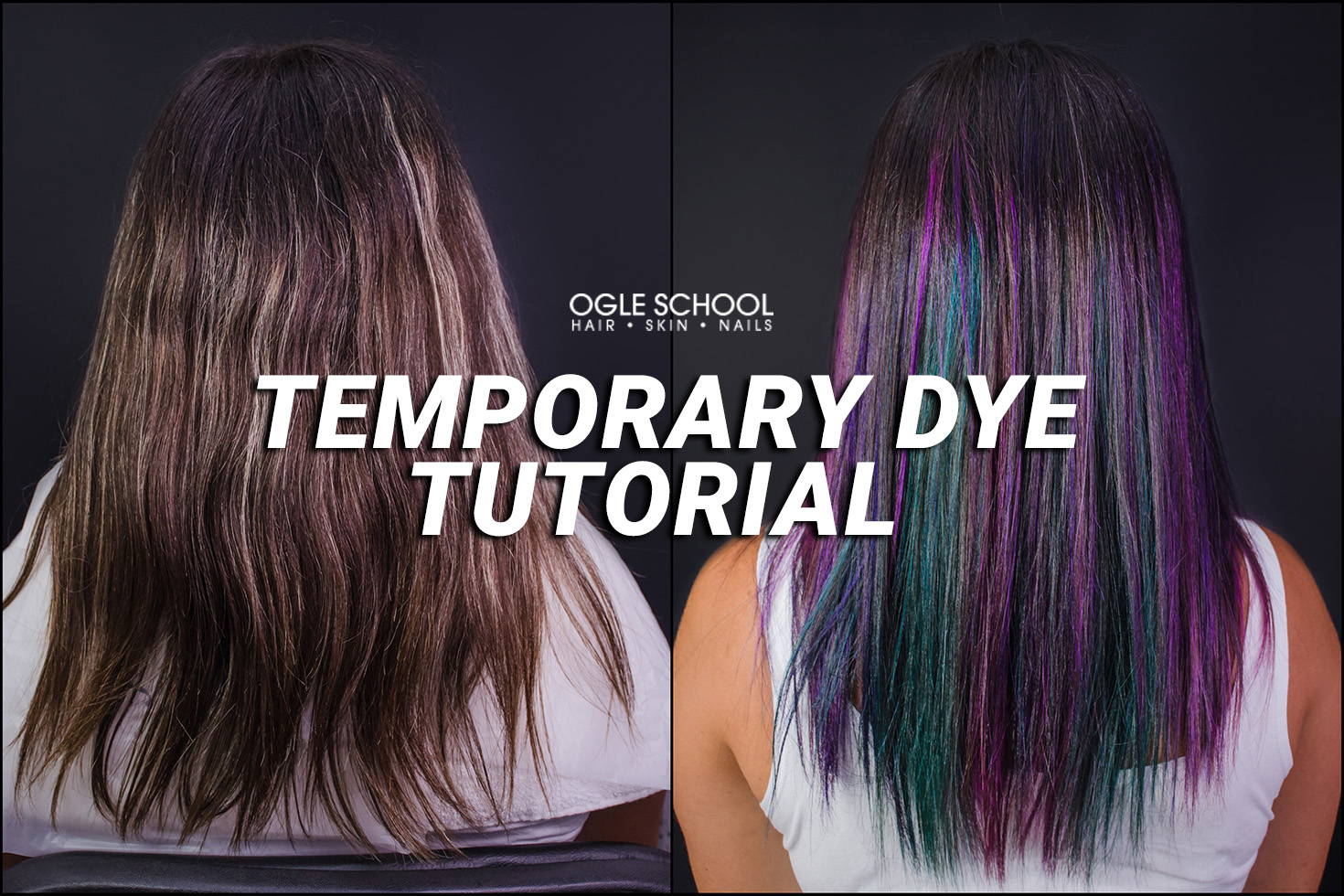 temporary dye before after