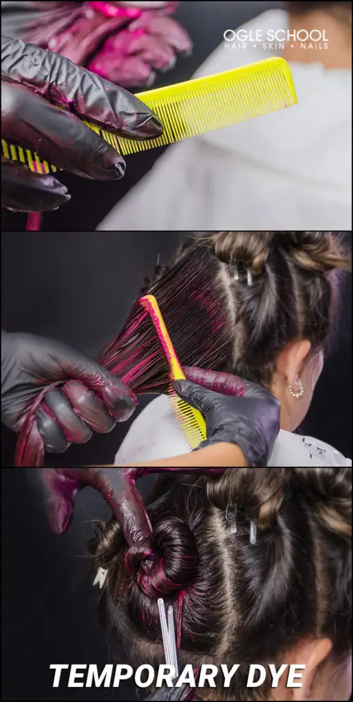 Color each hair section