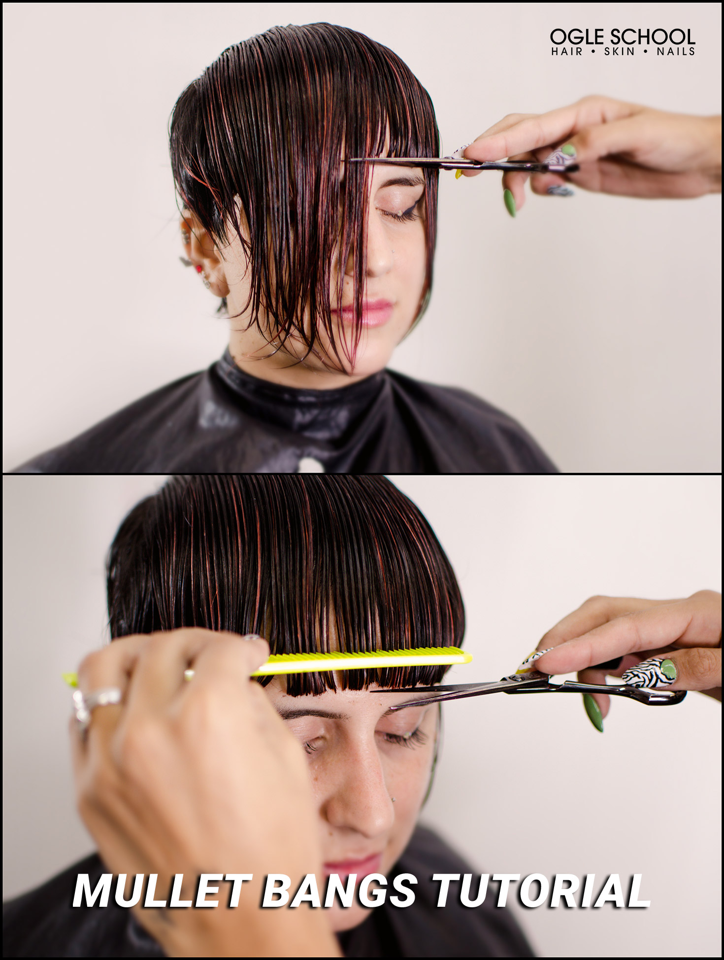 How To Cut and Style a FaceFraming Pixie Cut With Mullet Bangs