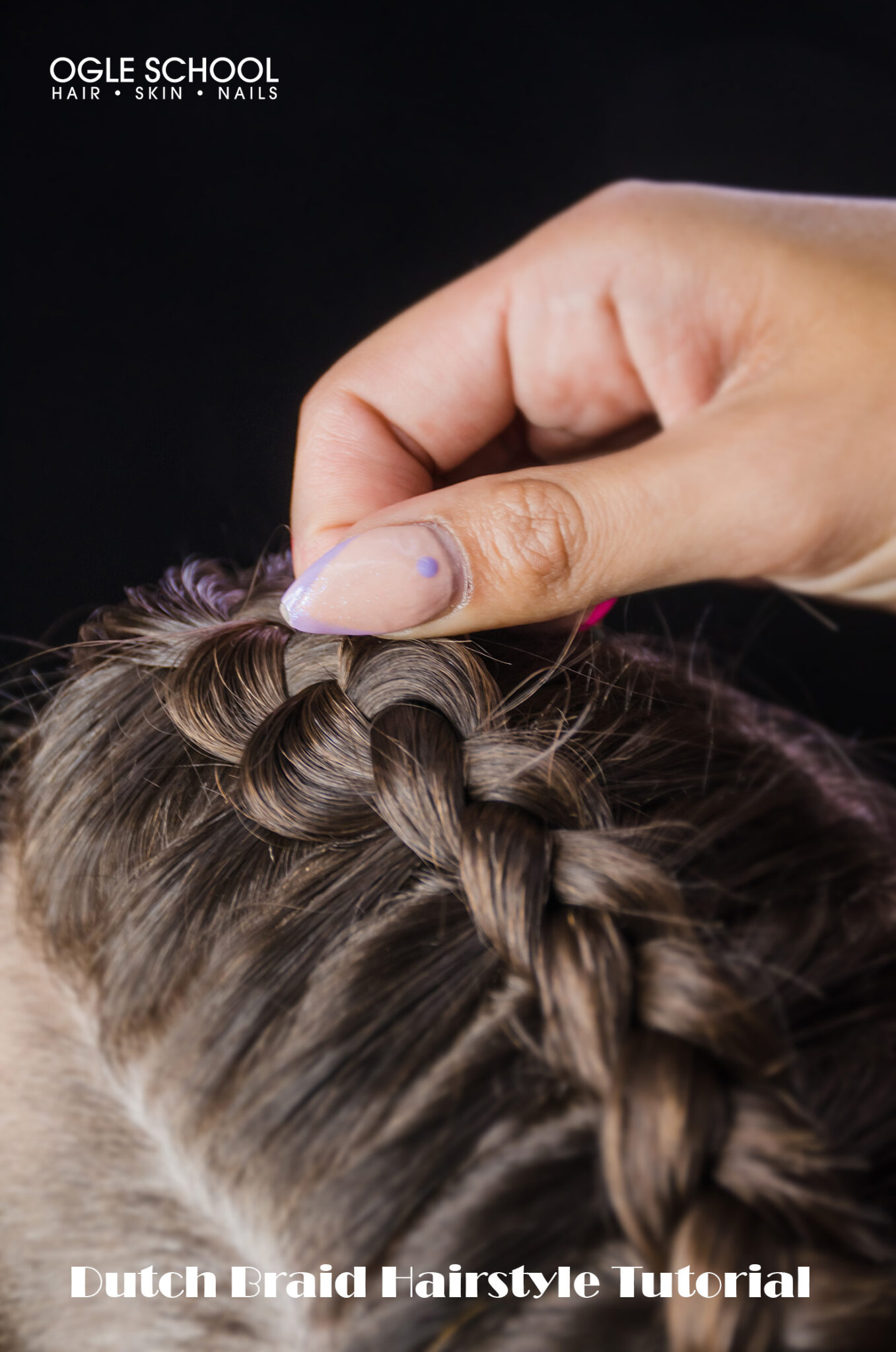 Loosen braid with fingers