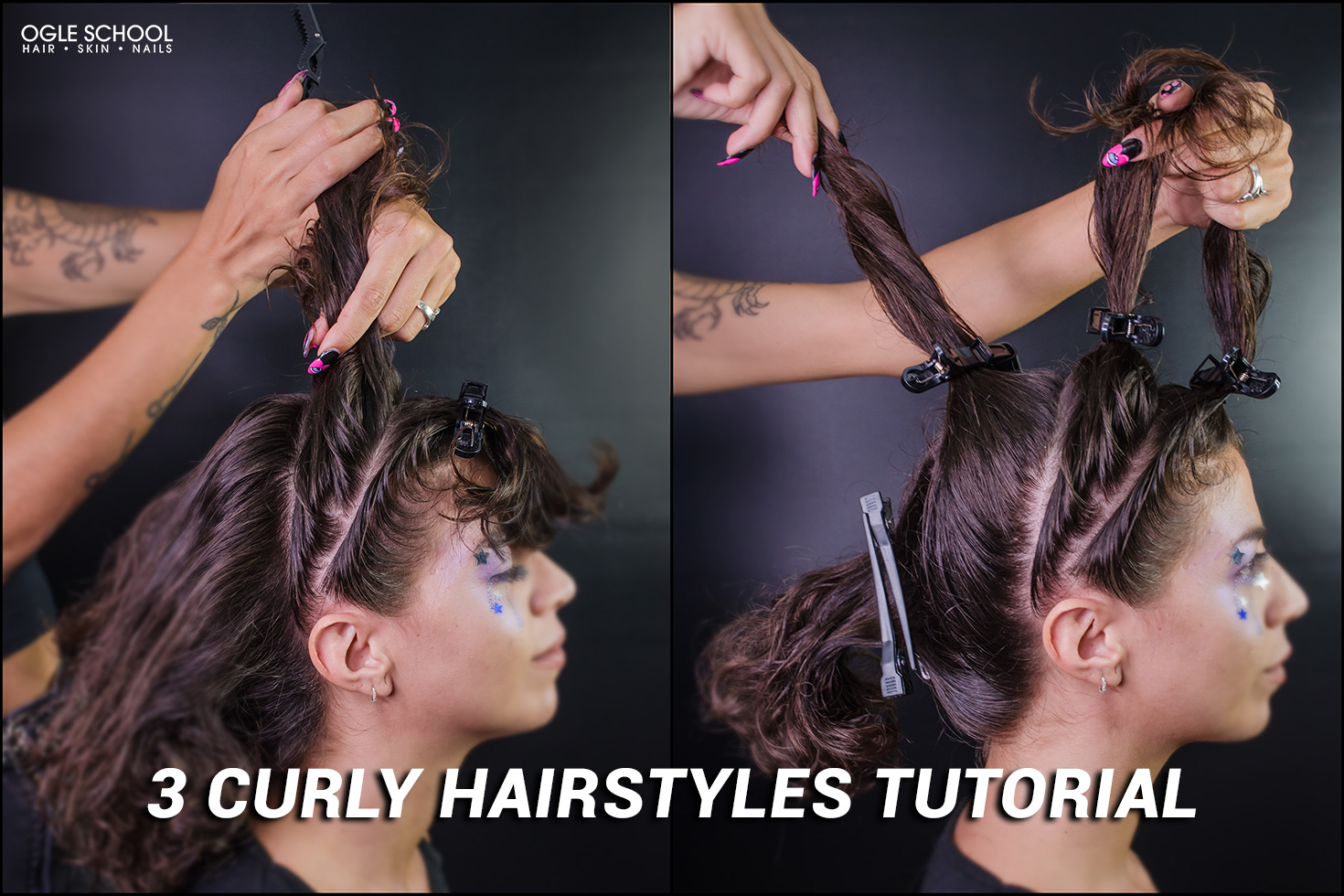 Tutorial: How to Achieve Curly Hairstyles - Cosmetology School & Beauty  School in Texas - Ogle School