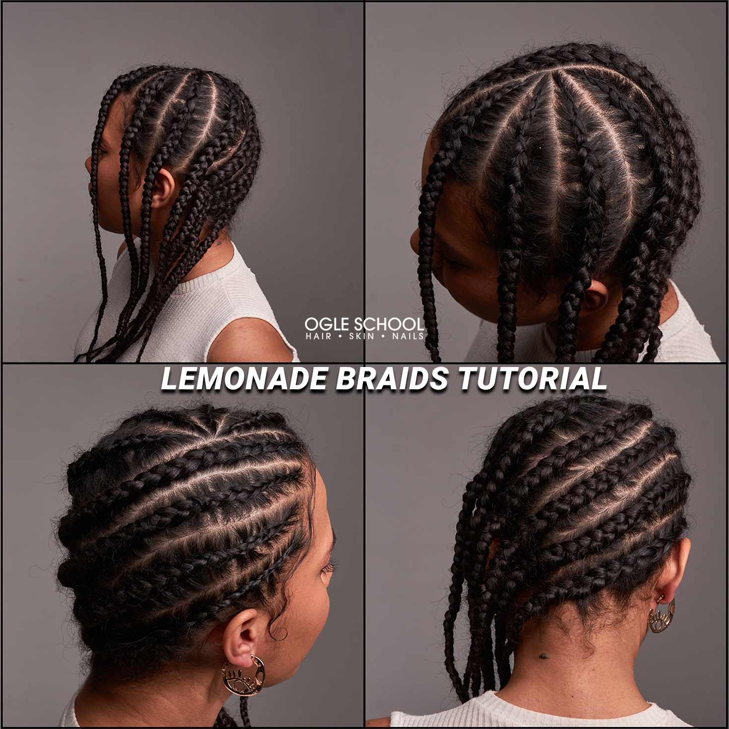 How to Create Lemonade Braids Cosmetology School & Beauty School in
