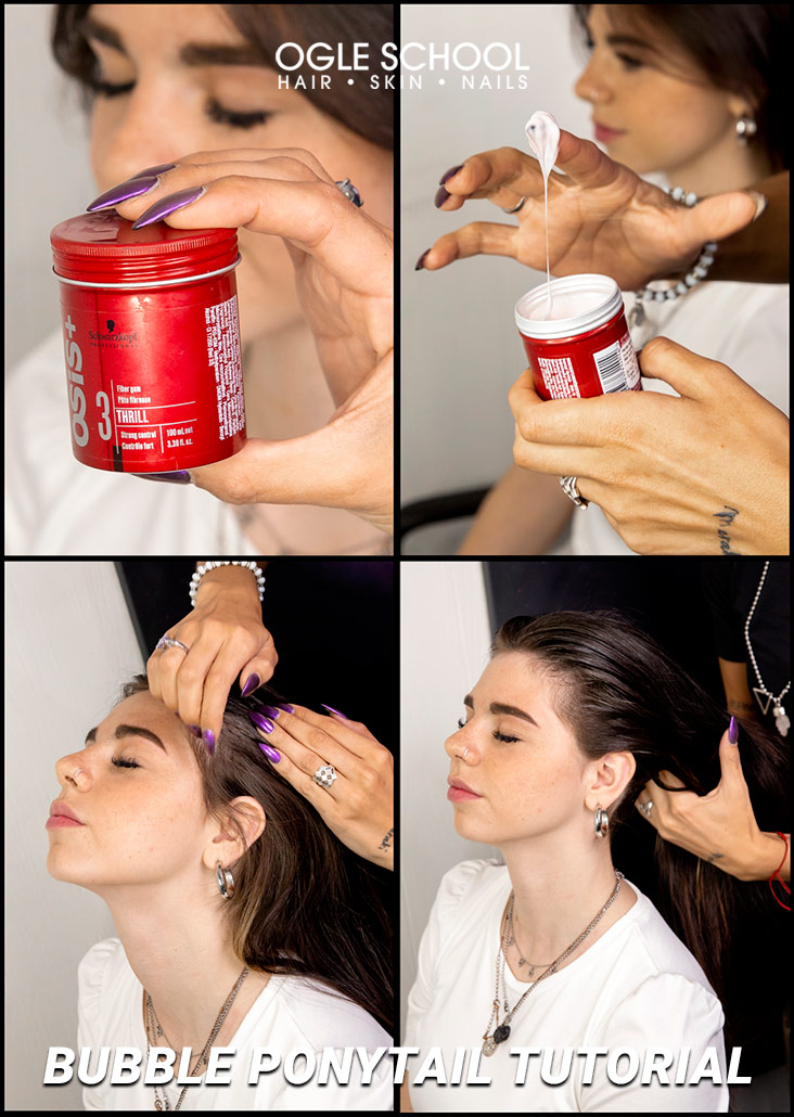 apply wax to hair