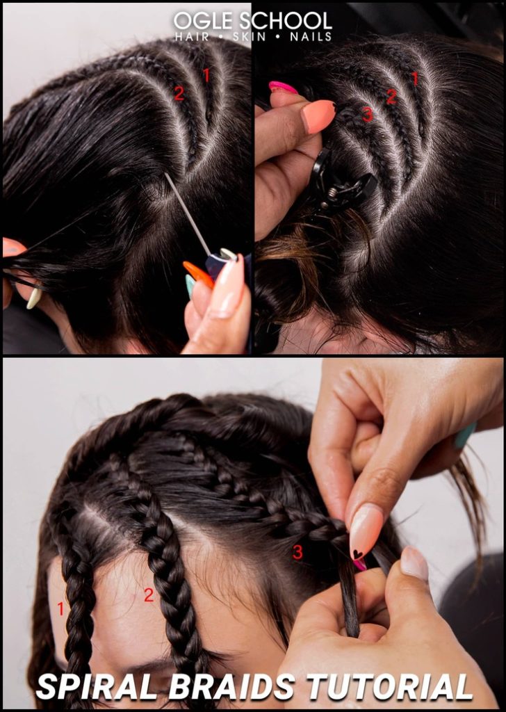 repeat steps with third braid