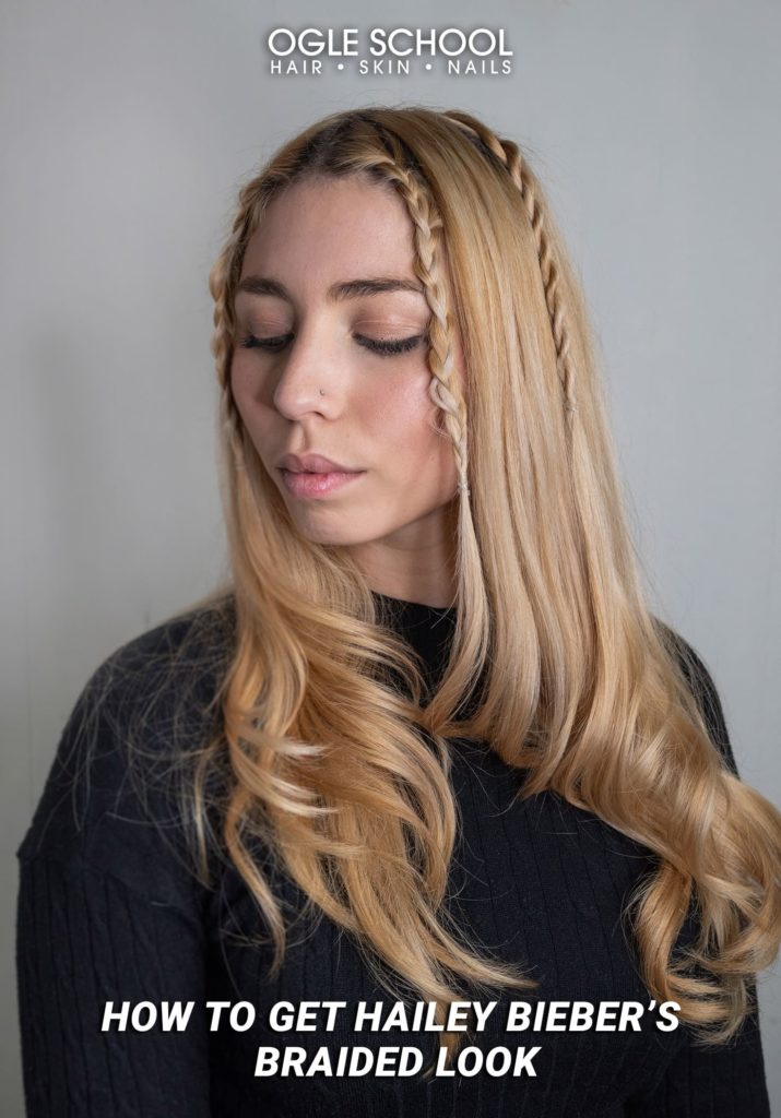 Face-framing feminine braids
