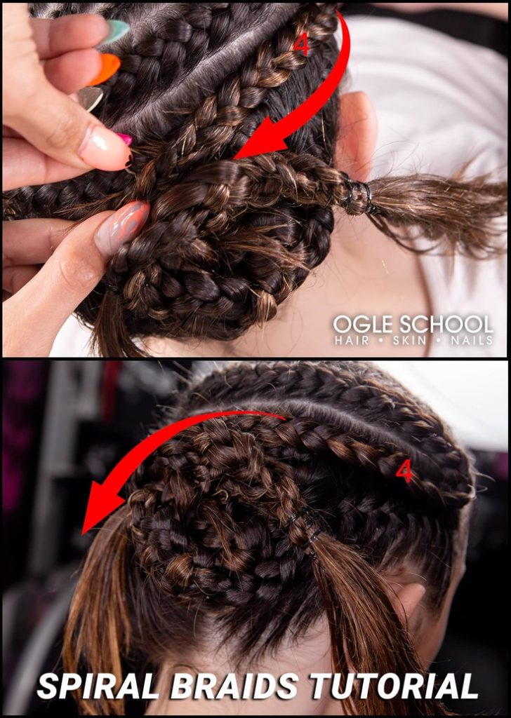 incorporate the fourth braid