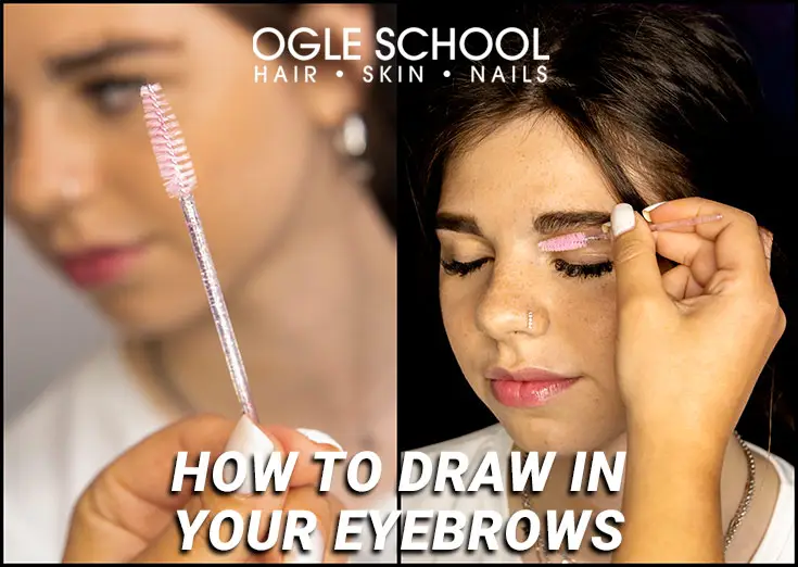 comb brow with disposable brush