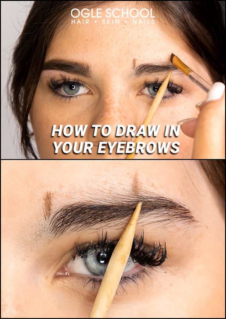 draw second brow guide
