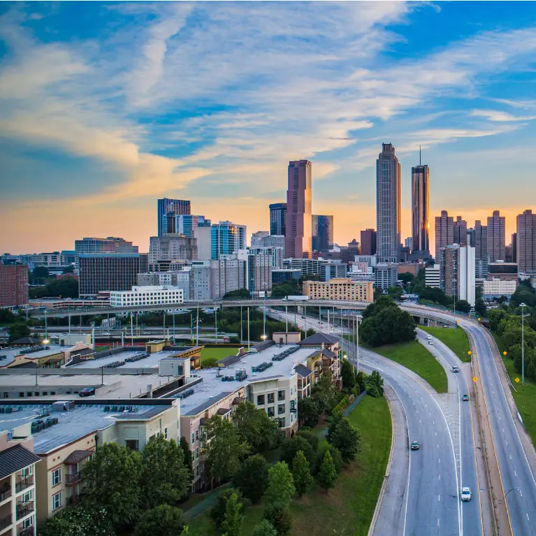 Atlanta city skyline