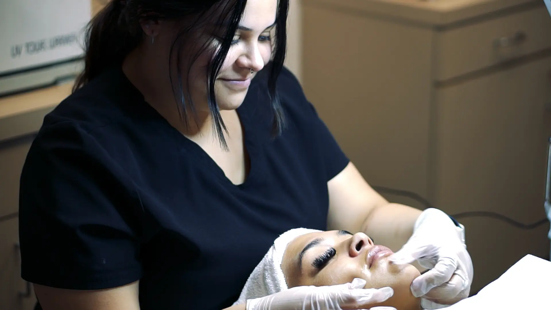 Ogle School esthetics school student