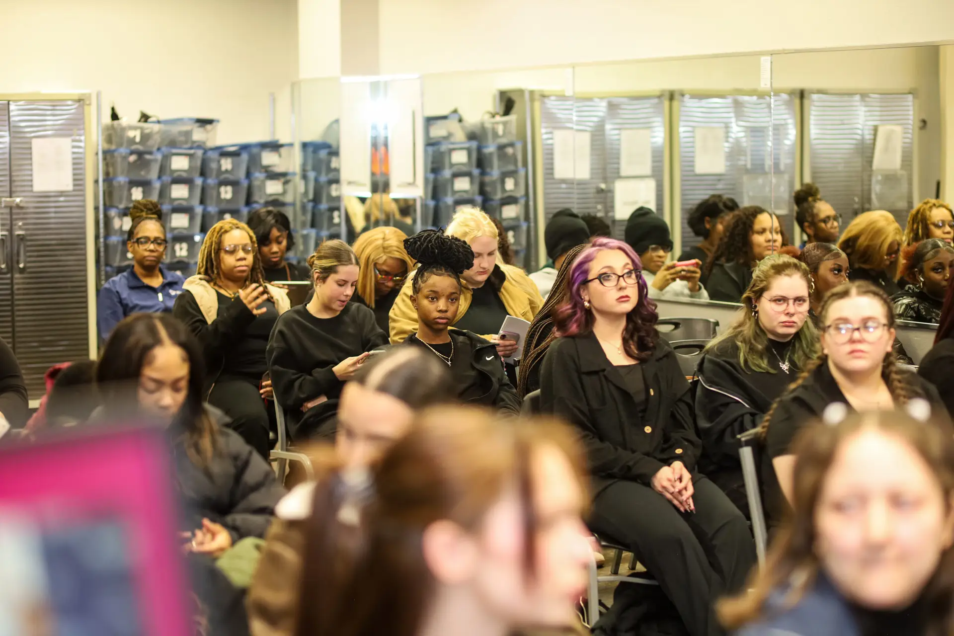 IMG_6150 Ogle school student in a classroom setting learning about cosmetology careers