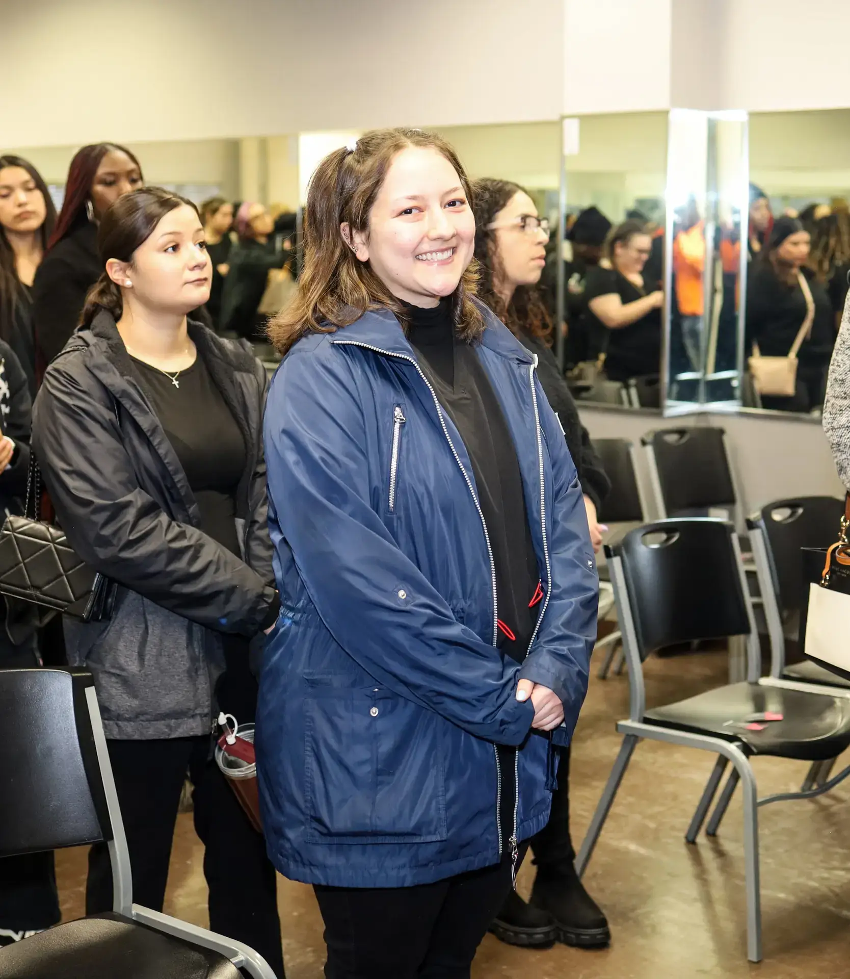 Image of ogle school students at a career fair