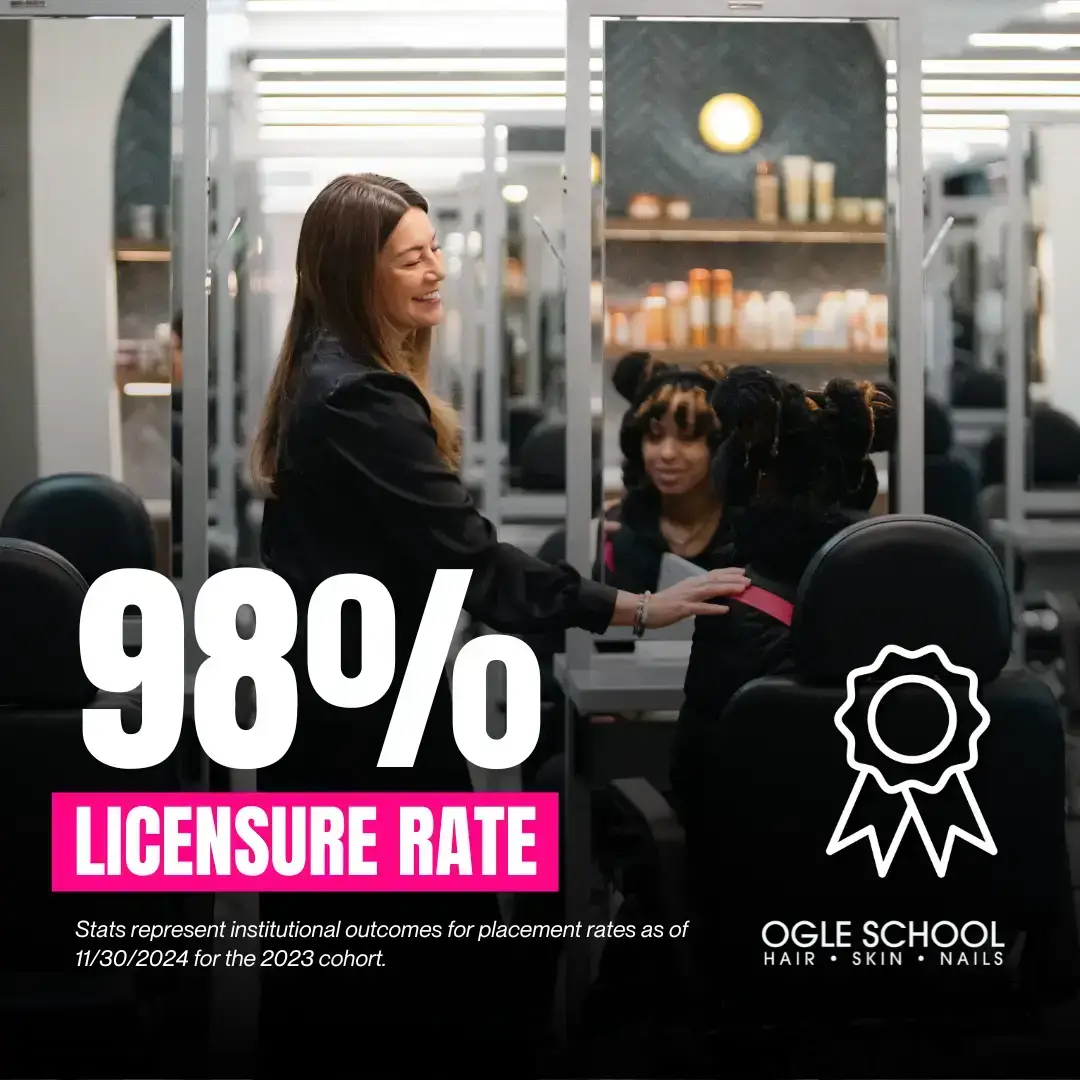 Image showing Ogle school's licensure rate is 98%