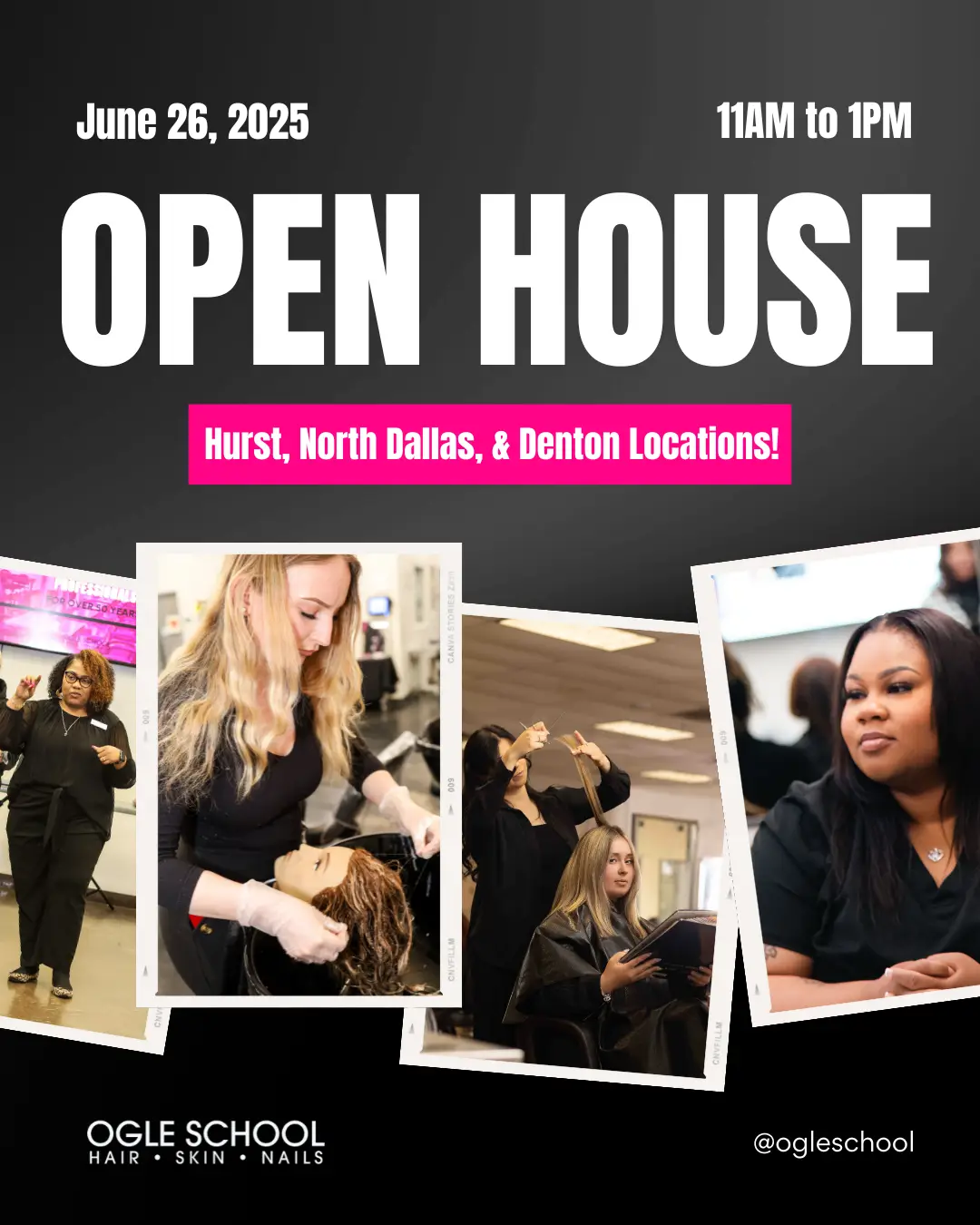 Graphic showing our open house on June 26, 2025