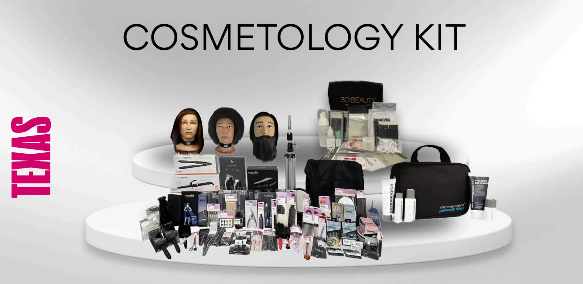 Image of Ogle schools cosmetology kit that includes everything you need to be successful