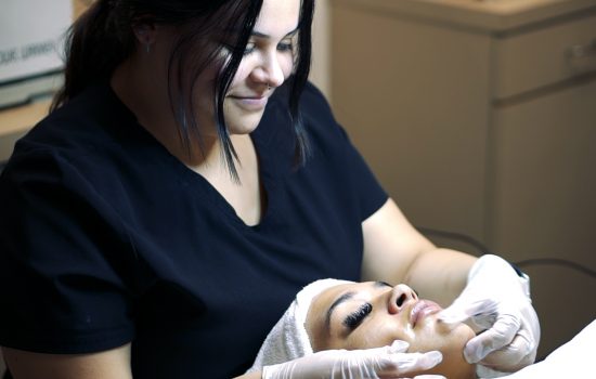 Ogle School esthetics school student